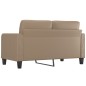 vidaXL 2-Sitzer-Sofa Cappuccino-Braun 140 cm Kunstleder vidaXL 2-Sitzer-Sofa Cappuccino-Braun 140 cm Kunstleder