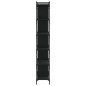vidaXL Bücherregal 6 Böden Schwarz 76x32x192 cm Holzwerkstoff vidaXL Bücherregal 6 Böden Schwarz 76x32x192 cm Holzwerkstoff