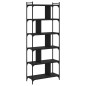 vidaXL Bücherregal 6 Böden Schwarz 76x32x192 cm Holzwerkstoff vidaXL Bücherregal 6 Böden Schwarz 76x32x192 cm Holzwerkstoff
