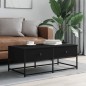vidaXL Couchtisch Schwarz 100x51x40 cm Holzwerkstoff vidaXL Couchtisch Schwarz 100x51x40 cm Holzwerkstoff