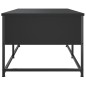 vidaXL Couchtisch Schwarz 100x51x40 cm Holzwerkstoff vidaXL Couchtisch Schwarz 100x51x40 cm Holzwerkstoff