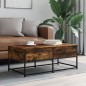 vidaXL Couchtisch Räuchereiche 100x51x40 cm Holzwerkstoff vidaXL Couchtisch Räuchereiche 100x51x40 cm Holzwerkstoff