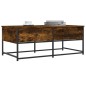 vidaXL Couchtisch Räuchereiche 100x51x40 cm Holzwerkstoff vidaXL Couchtisch Räuchereiche 100x51x40 cm Holzwerkstoff