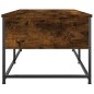 vidaXL Couchtisch Räuchereiche 100x51x40 cm Holzwerkstoff vidaXL Couchtisch Räuchereiche 100x51x40 cm Holzwerkstoff