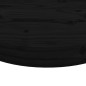 vidaXL Tischplatte Rund Schwarz Ø30x3 cm Massivholz Kiefer vidaXL Tischplatte Rund Schwarz Ø30x3 cm Massivholz Kiefer