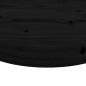vidaXL Tischplatte Rund Schwarz Ø40x3 cm Massivholz Kiefer vidaXL Tischplatte Rund Schwarz Ø40x3 cm Massivholz Kiefer