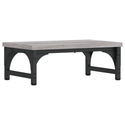 vidaXL Monitorständer Grau Sonoma 37x23x14 cm Holzwerkstoff