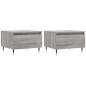 vidaXL Couchtische 2 Stk. Grau Sonoma 50x46x35 cm Holzwerkstoff vidaXL Couchtische 2 Stk. Grau Sonoma 50x46x35 cm Holzwerkstoff