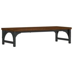vidaXL Monitorständer Braun Eichen-Optik 55x23x14 cm Holzwerkstoff