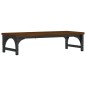 vidaXL Monitorständer Braun Eichen-Optik 55x23x14 cm Holzwerkstoff vidaXL Monitorständer Braun Eichen-Optik 55x23x14 cm Holzwerkstoff