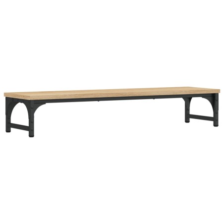 vidaXL Monitorständer Sonoma-Eiche 85x23x15,5 cm Holzwerkstoff