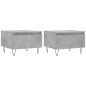 vidaXL Couchtische 2 Stk. Betongrau 50x46x35 cm Holzwerkstoff vidaXL Couchtische 2 Stk. Betongrau 50x46x35 cm Holzwerkstoff