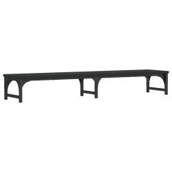 vidaXL Monitorständer Schwarz 105x23x15,5 cm Holzwerkstoff