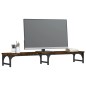 vidaXL Monitorständer Räuchereiche 105x23x15,5 cm Holzwerkstoff vidaXL Monitorständer Räuchereiche 105x23x15,5 cm Holzwerkstoff