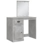 vidaXL Schminktisch mit LED-Leuchten Betongrau 90x42x132,5 cm vidaXL Schminktisch mit LED-Leuchten Betongrau 90x42x132,5 cm
