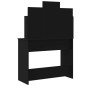 vidaXL Schminktisch mit LED-Leuchten Schwarz 96x40x142 cm vidaXL Schminktisch mit LED-Leuchten Schwarz 96x40x142 cm