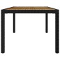 vidaXL 9-tlg. Garten-Essgruppe mit Kissen Poly Rattan Schwarz vidaXL 9-tlg. Garten-Essgruppe mit Kissen Poly Rattan Schwarz