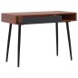 vidaXL Computertisch mit Schublade Braun 110x50x75 cm Holzwerkstoff vidaXL Computertisch mit Schublade Braun 110x50x75 cm Holzwerkstoff