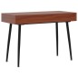 vidaXL Computertisch mit Schublade Braun 110x50x75 cm Holzwerkstoff vidaXL Computertisch mit Schublade Braun 110x50x75 cm Holzwerkstoff