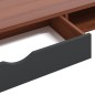 vidaXL Computertisch mit Schublade Braun 110x50x75 cm Holzwerkstoff vidaXL Computertisch mit Schublade Braun 110x50x75 cm Holzwerkstoff
