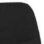 vidaXL Schaukelsessel mit Hocker Schwarz Stoff vidaXL Schaukelsessel mit Hocker Schwarz Stoff