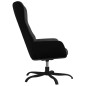 vidaXL Relaxsessel mit Hocker Dunkelgrau Stoff vidaXL Relaxsessel mit Hocker Dunkelgrau Stoff
