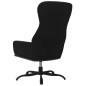 vidaXL Relaxsessel mit Hocker Dunkelgrau Stoff vidaXL Relaxsessel mit Hocker Dunkelgrau Stoff