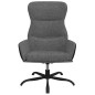 vidaXL Relaxsessel mit Fußstütze Hellgrau Stoff vidaXL Relaxsessel mit Fußstütze Hellgrau Stoff