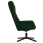 vidaXL Relaxsessel mit Hocker Dunkelgrün Samt vidaXL Relaxsessel mit Hocker Dunkelgrün Samt