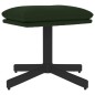 vidaXL Relaxsessel mit Hocker Dunkelgrün Samt vidaXL Relaxsessel mit Hocker Dunkelgrün Samt