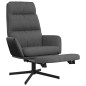 vidaXL Relaxsessel mit Fußstütze Dunkelgrau Stoff vidaXL Relaxsessel mit Fußstütze Dunkelgrau Stoff