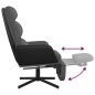 vidaXL Relaxsessel mit Fußstütze Dunkelgrau Stoff vidaXL Relaxsessel mit Fußstütze Dunkelgrau Stoff