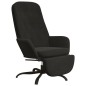 vidaXL Relaxsessel mit Fußstütze Schwarz Samt vidaXL Relaxsessel mit Fußstütze Schwarz Samt
