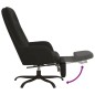vidaXL Relaxsessel mit Fußstütze Schwarz Samt vidaXL Relaxsessel mit Fußstütze Schwarz Samt