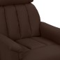 vidaXL Massagesessel Elektrisch Braun Kunstleder vidaXL Massagesessel Elektrisch Braun Kunstleder