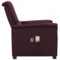 vidaXL Massagesessel Elektrisch Lila Stoff vidaXL Massagesessel Elektrisch Lila Stoff