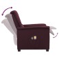 vidaXL Massagesessel Elektrisch Lila Stoff vidaXL Massagesessel Elektrisch Lila Stoff