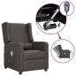 vidaXL Massagesessel Elektrisch Dunkelgrau Stoff vidaXL Massagesessel Elektrisch Dunkelgrau Stoff