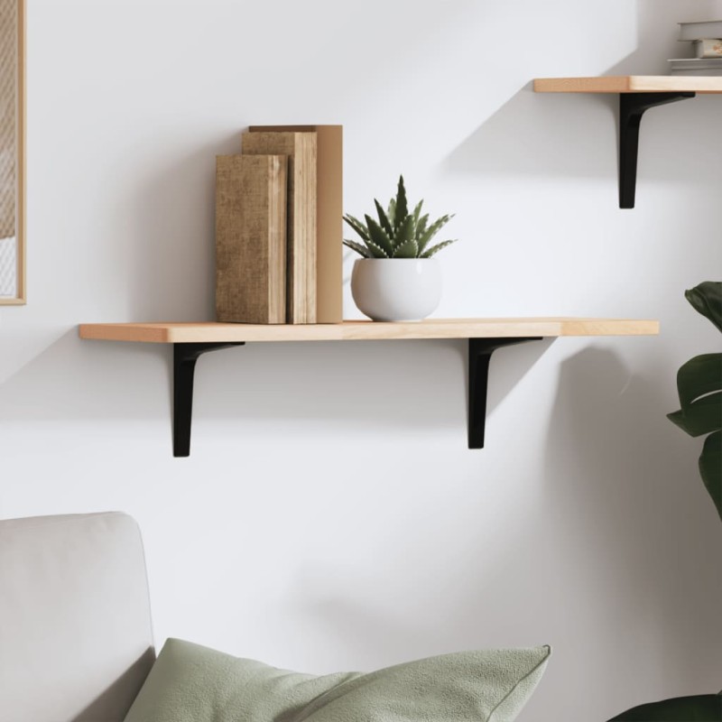 vidaXL Wandregal 60x20x1,5 cm Massivholz Buche vidaXL Wandregal 60x20x1,5 cm Massivholz Buche