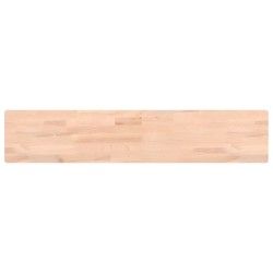 vidaXL Wandregal 100x20x1,5 cm Massivholz Buche