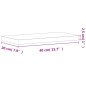vidaXL Wandregal 40x20x2,5 cm Massivholz Buche vidaXL Wandregal 40x20x2,5 cm Massivholz Buche