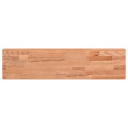 vidaXL Wandregal 80x20x2,5 cm Massivholz Buche