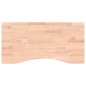 vidaXL Schreibtischplatte 80x(36-40)x2,5 cm Massivholz Buche vidaXL Schreibtischplatte 80x(36-40)x2,5 cm Massivholz Buche