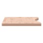 vidaXL Schreibtischplatte 80x(36-40)x2,5 cm Massivholz Buche vidaXL Schreibtischplatte 80x(36-40)x2,5 cm Massivholz Buche