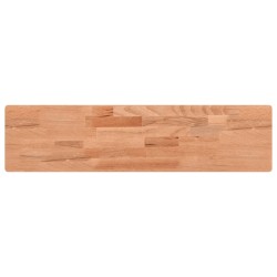 vidaXL Wandregal 80x20x4 cm Massivholz Buche