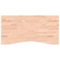 vidaXL Schreibtischplatte 100x(45-50)x4 cm Massivholz Buche vidaXL Schreibtischplatte 100x(45-50)x4 cm Massivholz Buche