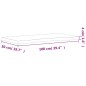 vidaXL Schreibtischplatte 100x(45-50)x4 cm Massivholz Buche vidaXL Schreibtischplatte 100x(45-50)x4 cm Massivholz Buche
