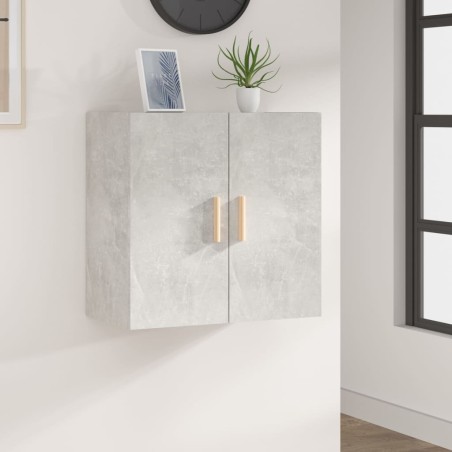 vidaXL Wandschrank Betongrau 60x30x60 cm Holzwerkstoff 