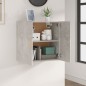 vidaXL Wandschrank Betongrau 60x30x60 cm Holzwerkstoff vidaXL Wandschrank Betongrau 60x30x60 cm Holzwerkstoff