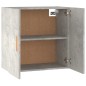 vidaXL Wandschrank Betongrau 60x30x60 cm Holzwerkstoff vidaXL Wandschrank Betongrau 60x30x60 cm Holzwerkstoff